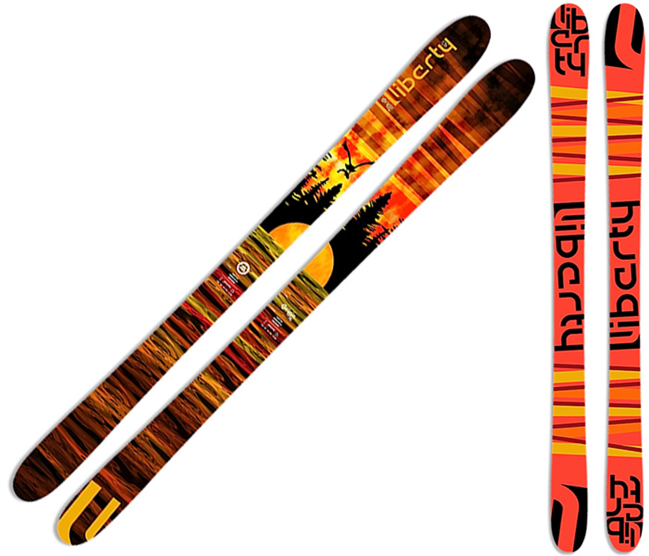 Liberty Origin 96 Skis 2017 Getboards Ride Shop