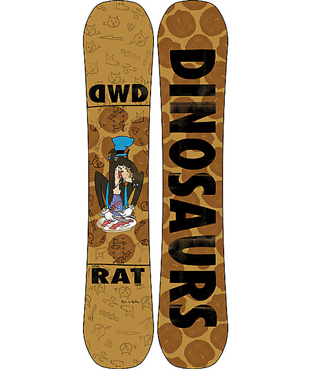 Dinosaurs Will Die Rat Snowboard 2017