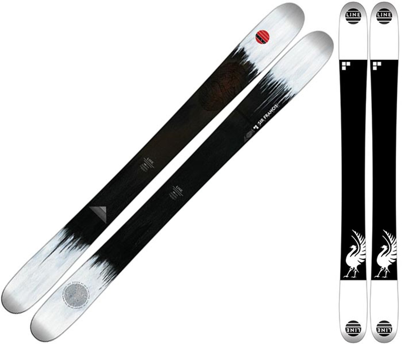 Line Sir Francis Bacon Shorty Kids Skis 2018 - Getboards