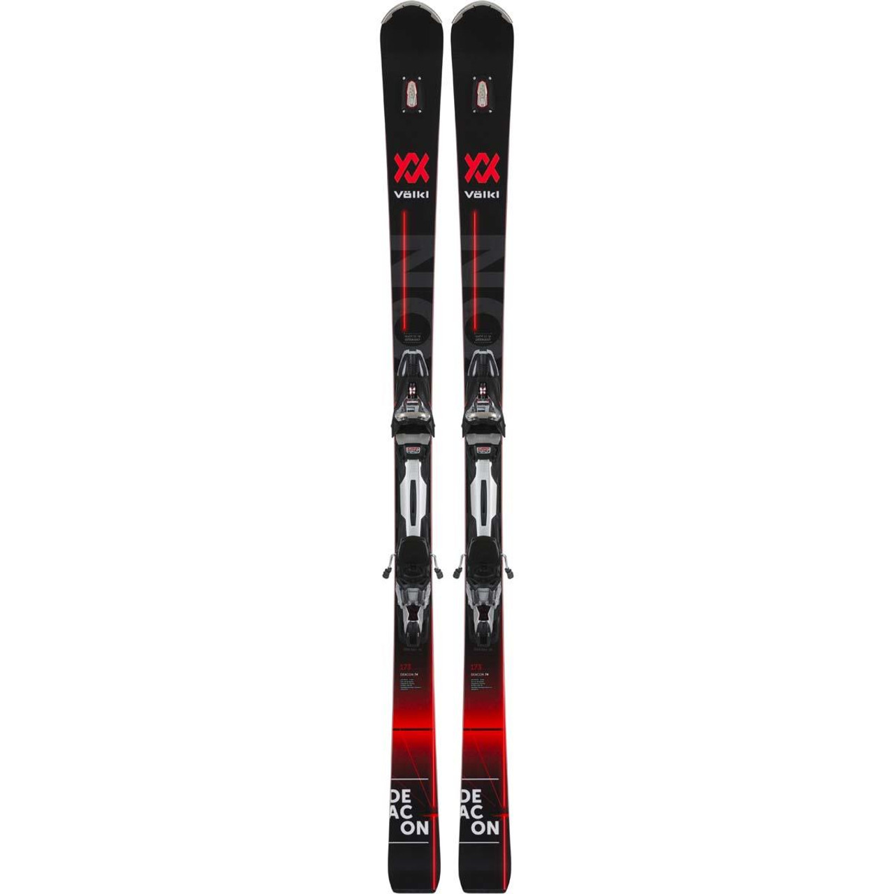 Volkl Deacon 74 Skis + rMotion 12 Bindings 2019