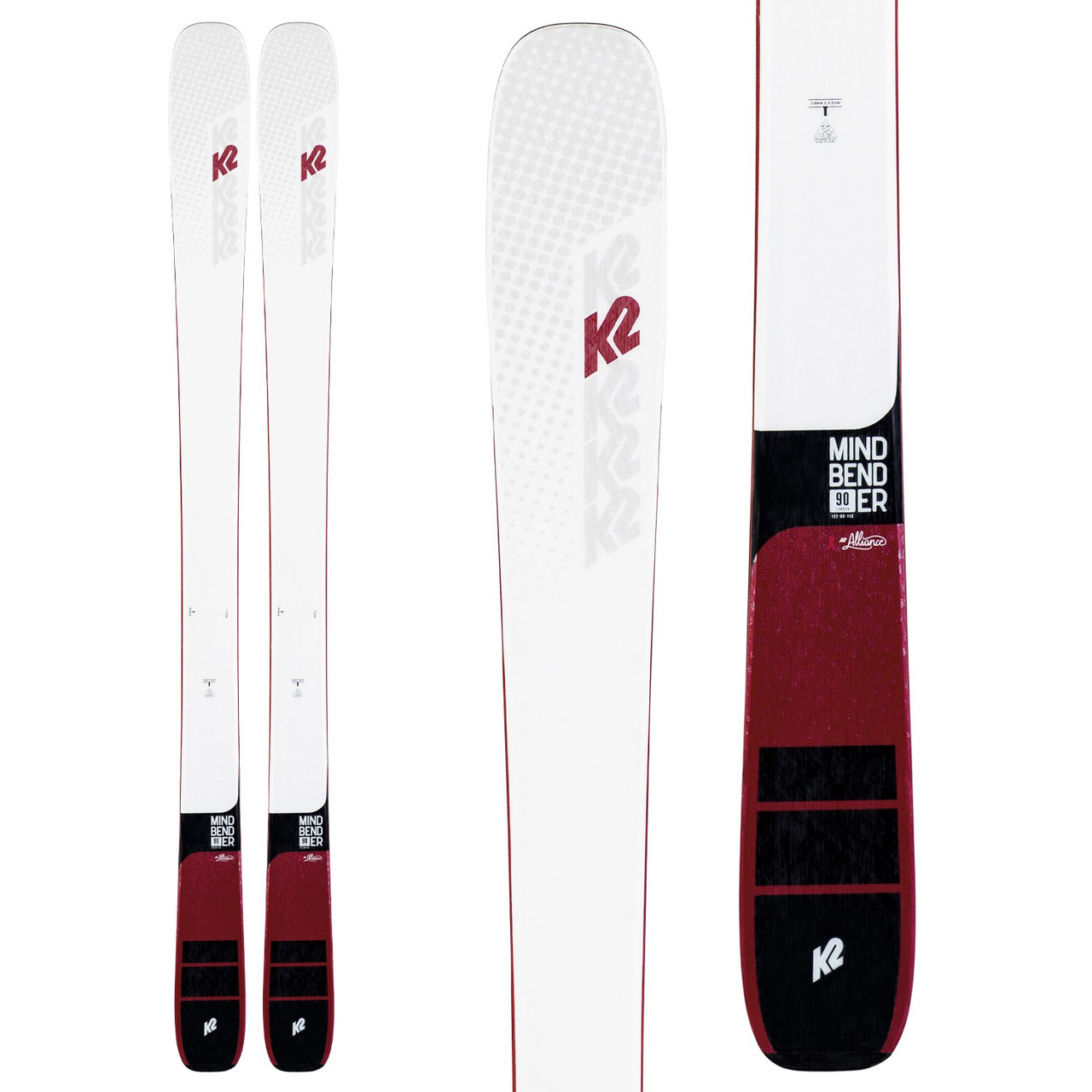 スキー K2 MIND BENDER 90 ALLIANCE 23.5 2020 K2 Mindbender Skis | All-Terrain Twin-Tip Skis | Get Boards