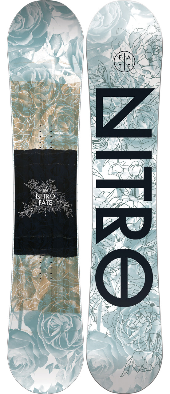 onderwerpen Flitsend Vervreemden Nitro Fate Snowboard 2020 | Women's All-Terrain Snowboard