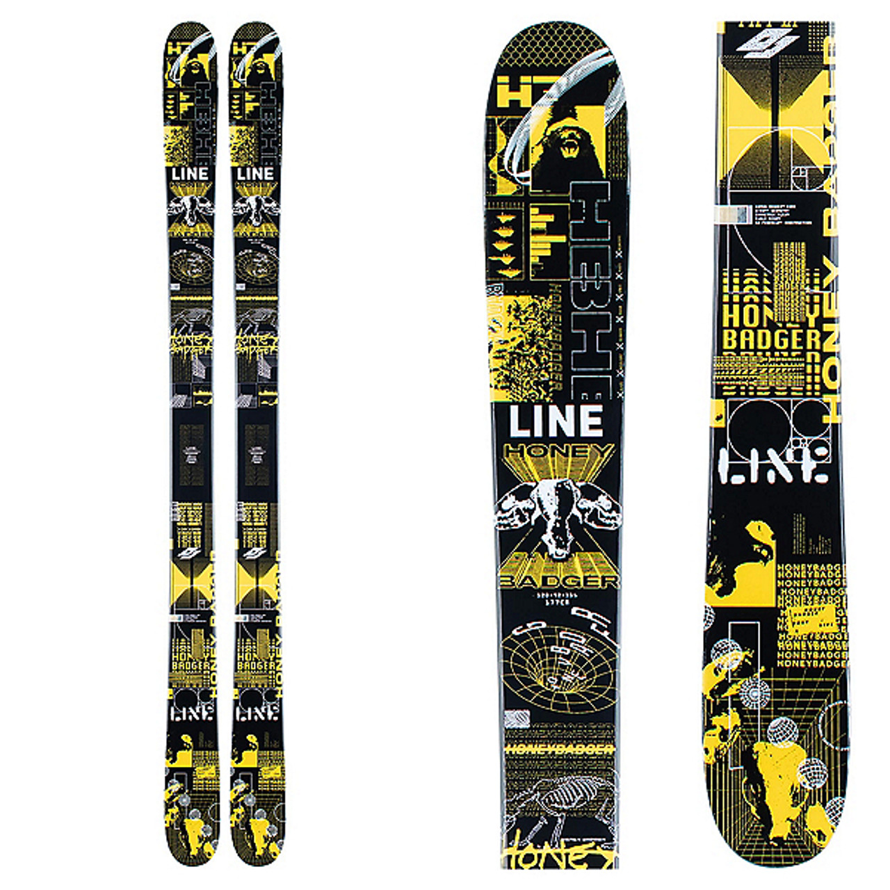 再入荷】 LINE honey badger 172 フリースタイル スキー artis.com.gt