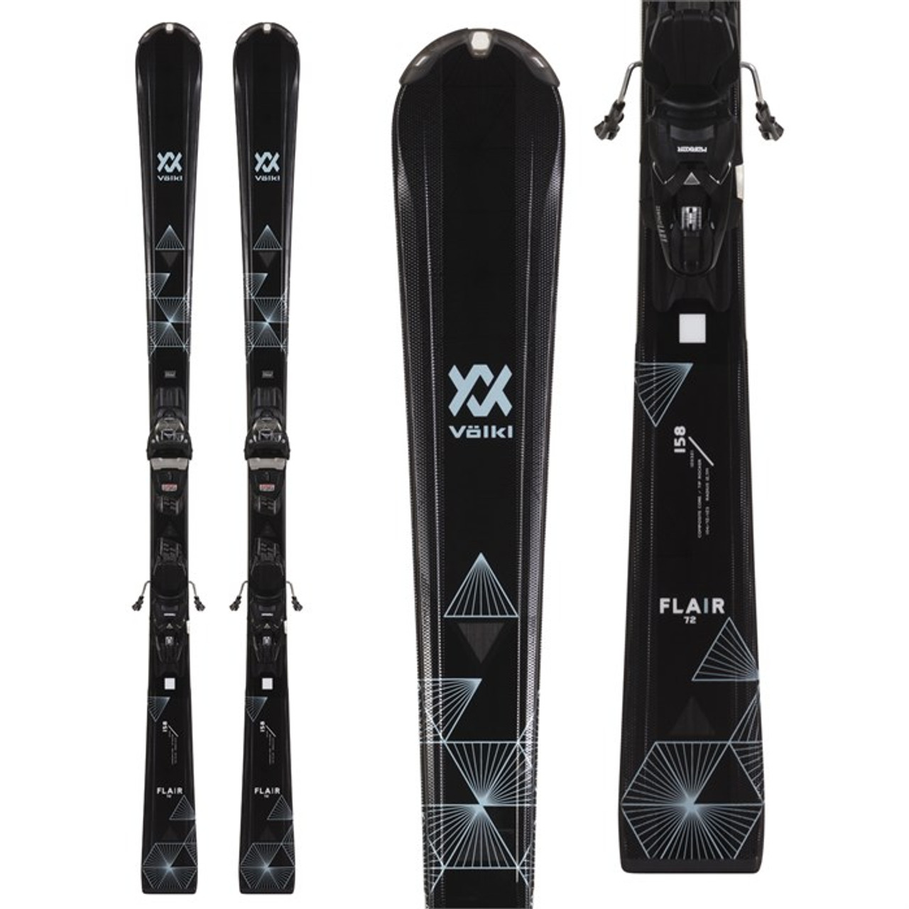 Volkl Flair 72 Women's Skis + vMotion 10 GW Bindings 2021