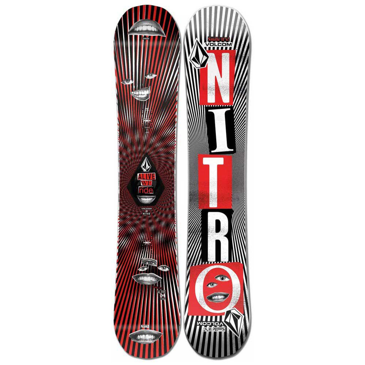 パークなどでの使用なしNITRO BEAST X VOLCOM 151　ナイトロ   スノーボード