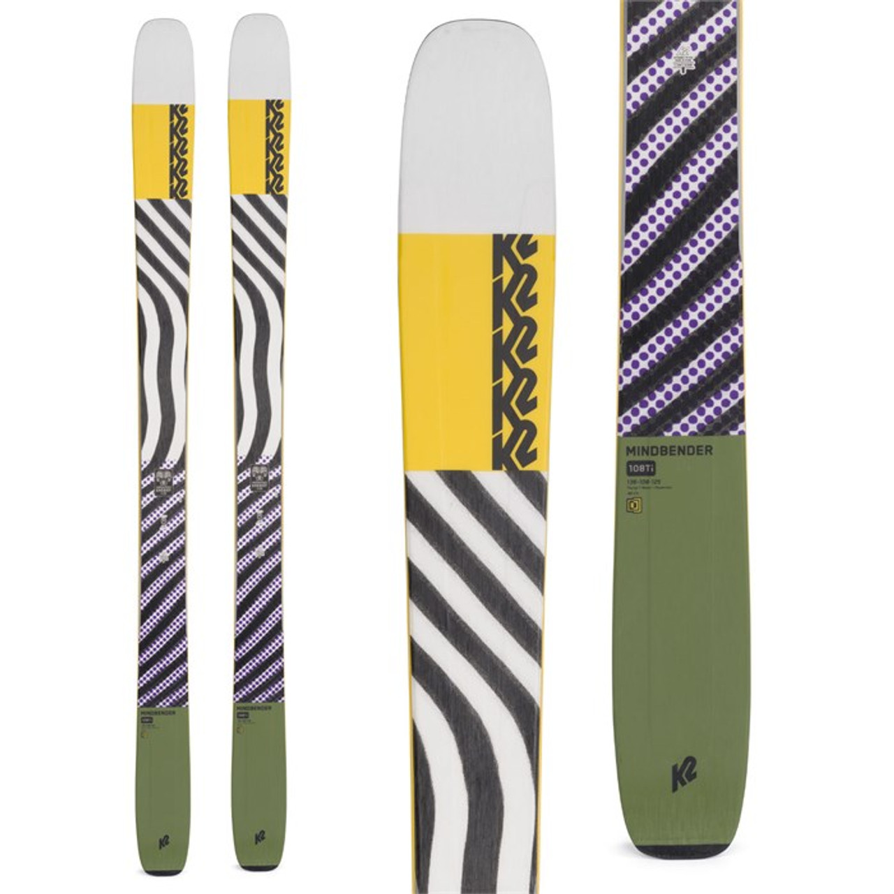 K2 Mindbender 108Ti Skis 2022