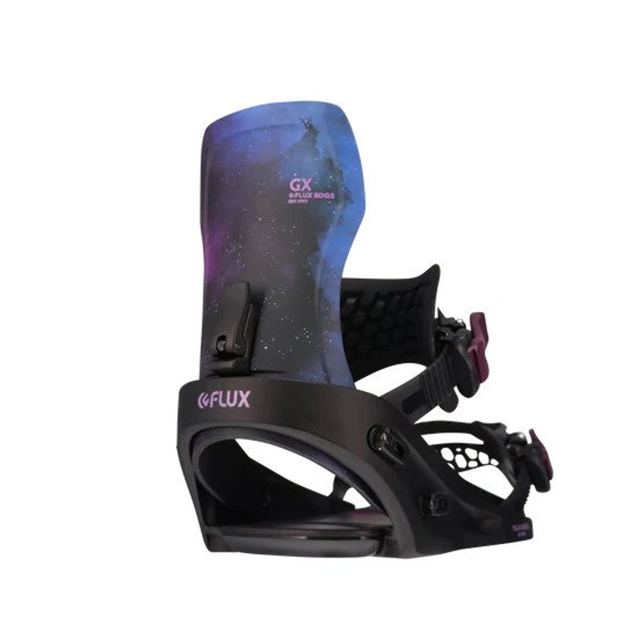 Flux GX Women's Snowboard Bindings 2023 - Black and Cosmo