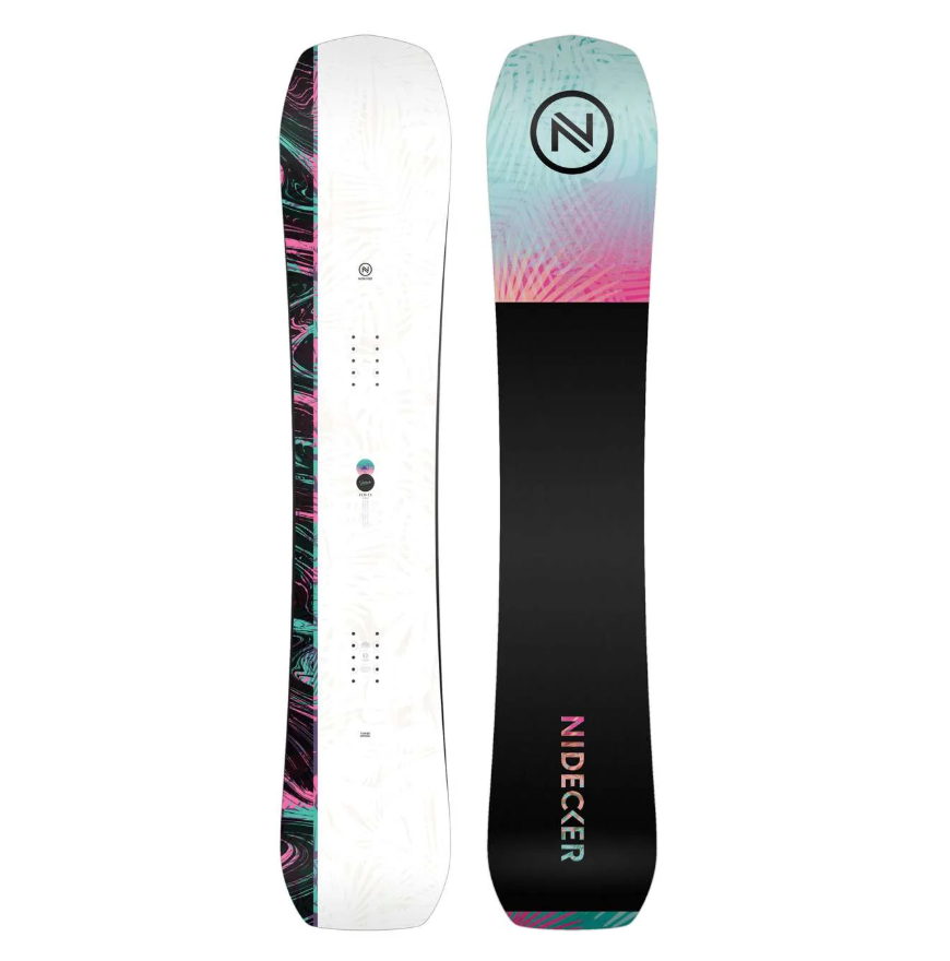 VENUS スノーボード バインディング付き Nidecker Women's Venus Snowboard 2026