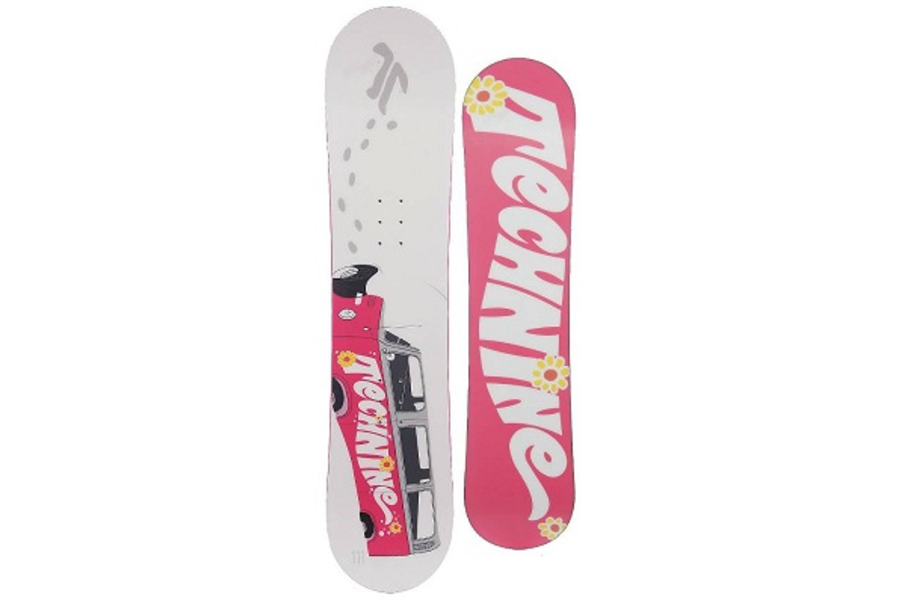 Technine Girls Series Snowboard White and Pink | GetBoards.com