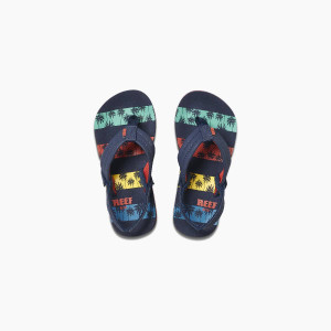 Navy Palms Stripe Navy Palms Stripe