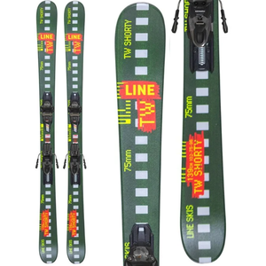 Line Kids' Wallisch Shorty Skis + FDT 7.0 Bindings 2026 Line Kids' Wallisch Shorty Skis + FDT 7.0 Bindings 2026