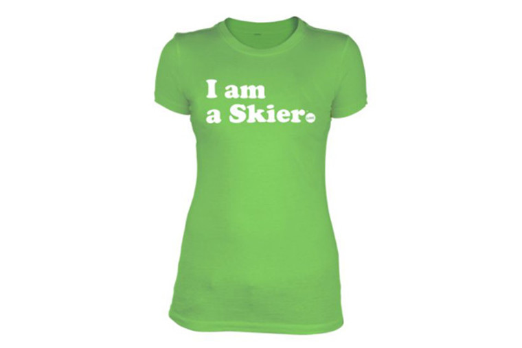 Line Skier Forever Womens Tshirt 2014