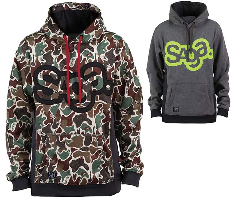 Saga OG Logo Riding Pullover Hoodie 2015