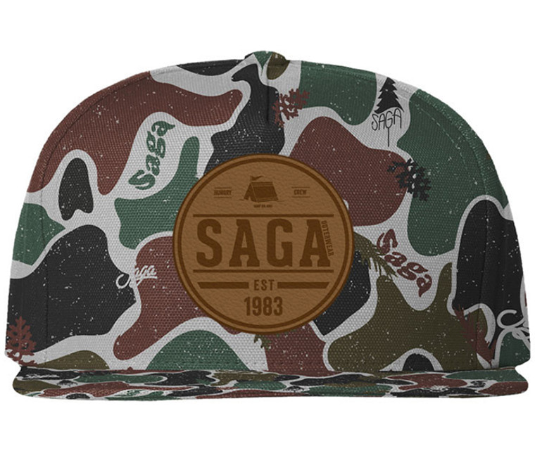 Saga Camp Patch Snapback Hat 2015