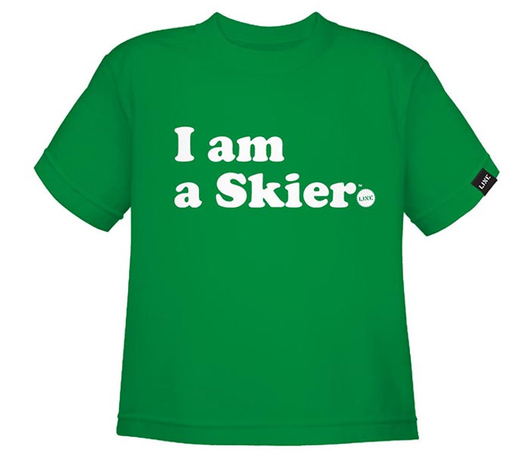 Line I am a Skier Toddler Tshirt 2018