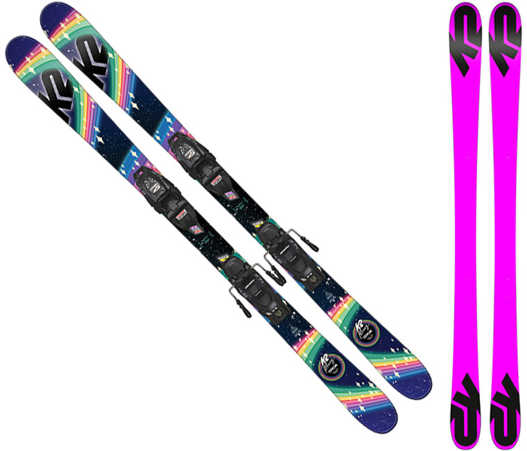 K2 Missy Kids Skis + Marker FDT 7.0 Bindings 2019