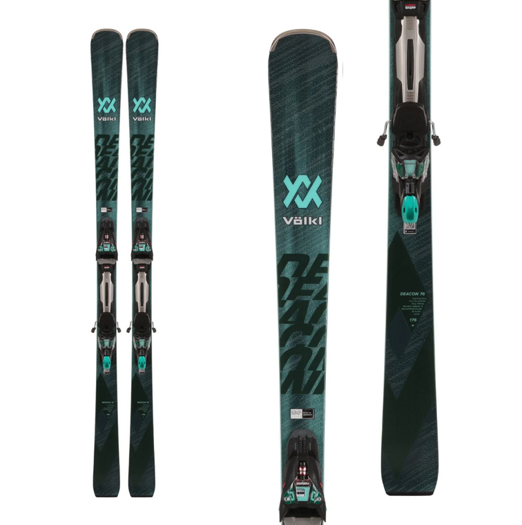 Volkl Deacon 76 Skis + rMotion 3 12 GW Bindings 2023