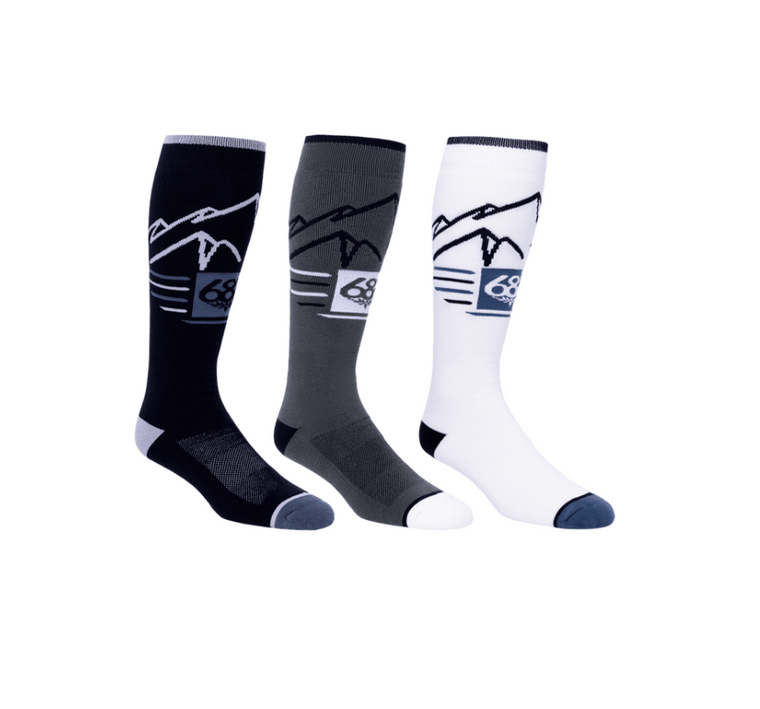 686 Mountain Scape Socks (3 Pack) 2024