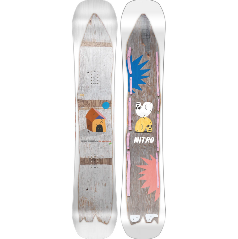 Nitro Cheap Thrills x Wigglestick Snowboard 2024