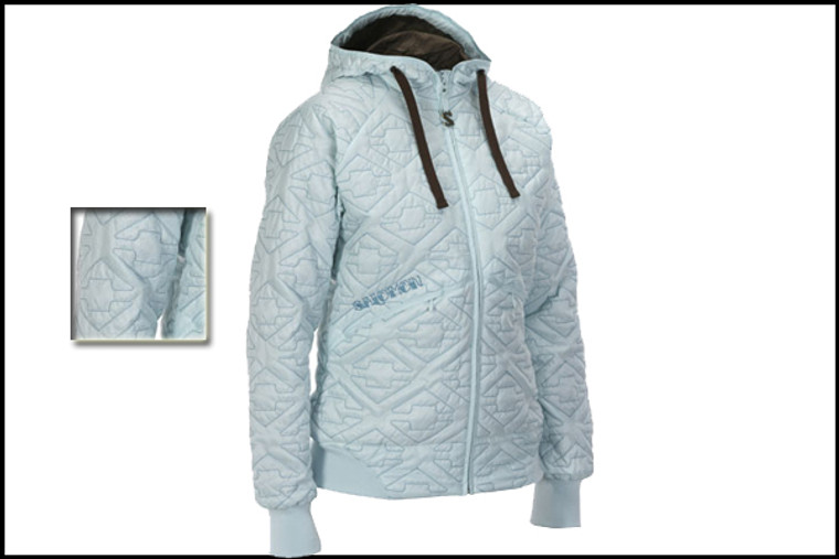 Salomon Quilted Hood Jacket Aqua Tint