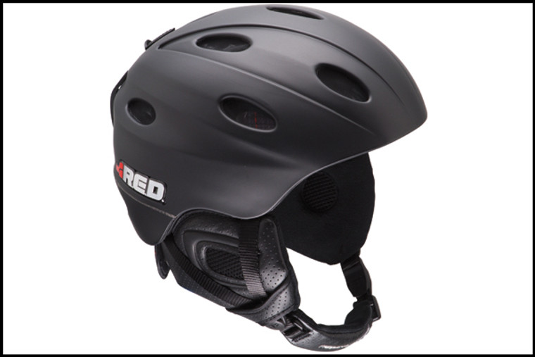 Red Frequency Helmet Black