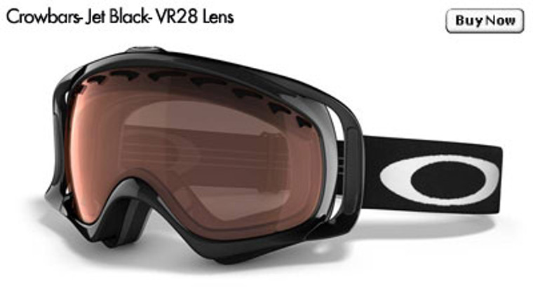 Oakley Crowbars- Jet Black- VR28 Lens