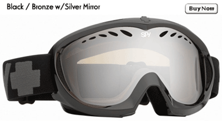 Spy Targa II Goggles- Black Silver Mirror