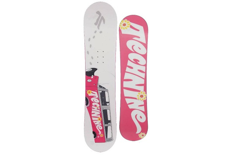 Technine Girls Series Snowboard White and Pink