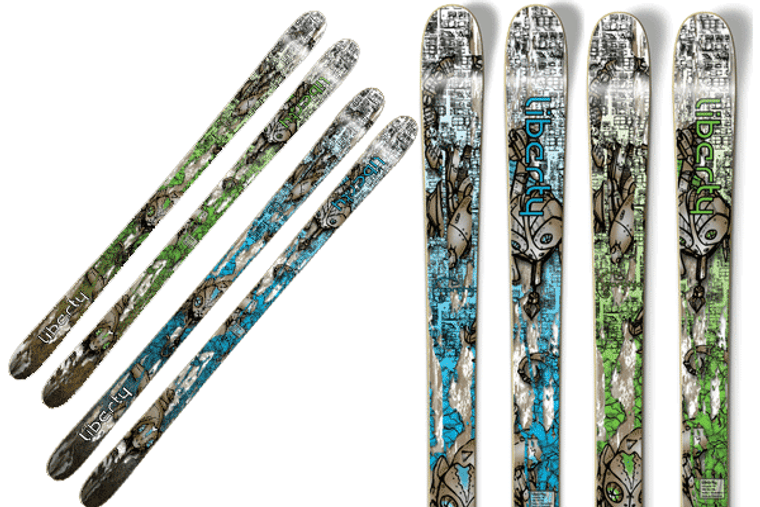 Liberty Morphic Twintip Skis 2011