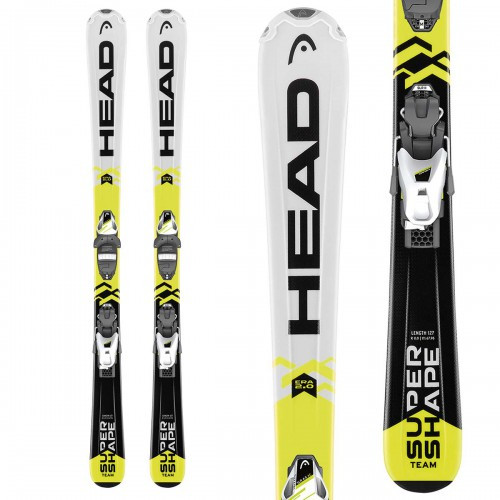 Head Supershape Team SLR 2 Junior Skis with SLR 4.5 Junior Ski Bindings 2018