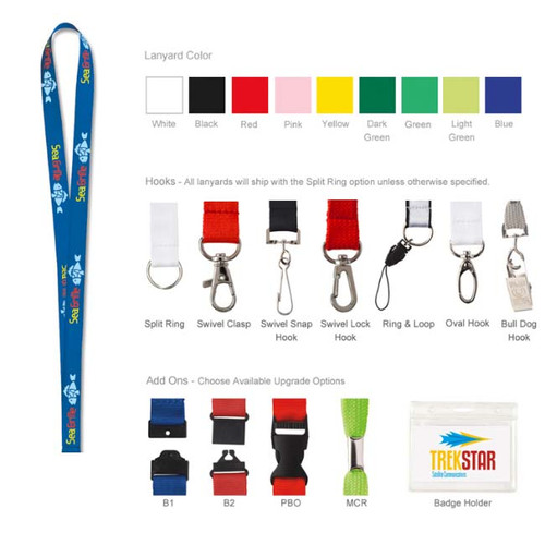 5/8" Polyester Lanyard