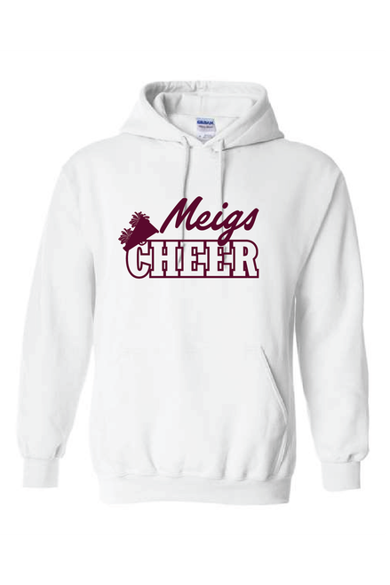 WHITE (adult hoodie)