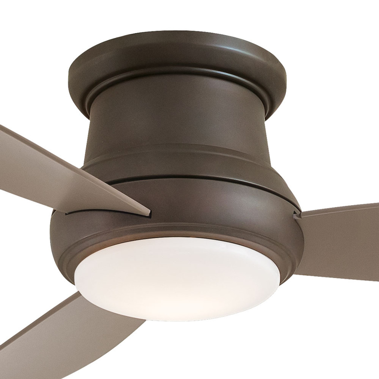 Minka Aire 52" 3-Blade LED Concept II Flush Mount Ceiling Fan with Remote  Control The Light Brothers