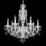 Schonbek Sterling Seven Light Chandelier in Polished Silver - 2995-40H