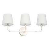 Capital Lighting Dawson Three Light Vanity in Polished Nickel - 119331PN-674