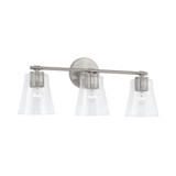Capital Lighting Baker Three Light Vanity in Brushed Nickel - 146931BN-533