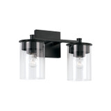 Capital Lighting Mason Two Light Vanity in Matte Black - 146821MB-532