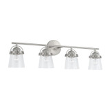 Capital Lighting Madison Four Light Vanity in Brushed Nickel - 147041BN-534