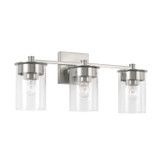 Capital Lighting Mason Three Light Vanity in Brushed Nickel - 146831BN-532