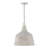 Capital Lighting Quarry One Light Pendant in Stucco - 335311SC