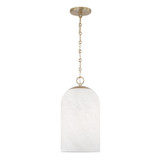 Capital Lighting Cleo One Light Pendant in Matte Brass - 355811MA-553