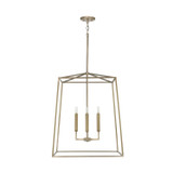 Capital Lighting Thea Four Light Foyer in Aged Brass - 537643AD