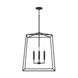 Capital Lighting Thea Four Light Foyer in Matte Black - 537643MB