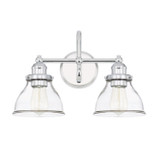 Capital Lighting Baxter Two Light Vanity in Chrome - 8302CH-461
