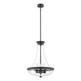 Alora Marcel Four Light Pendant in Matte Black - PD464018MB