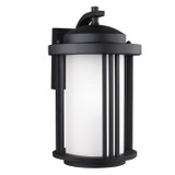 Generation Lighting Crowell One Light Outdoor Wall Lantern in Black - 8747901DEN3-12