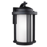 Generation Lighting Crowell One Light Outdoor Wall Lantern in Black - 8747901EN3-12