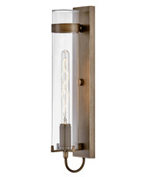 Hinkley Ryden LED Wall Mount Lantern in Burnished Bronze - 13204BU-LL