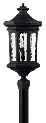 Hinkley Raley LED Post Top/ Pier Mount in Museum Black - 1601MB-LL