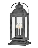 Hinkley Anchorage LED Outdoor Lantern in Aged Zinc - 1857DZ-LL